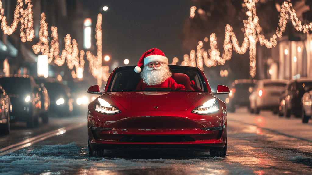 Tesla Santa Claus Rally