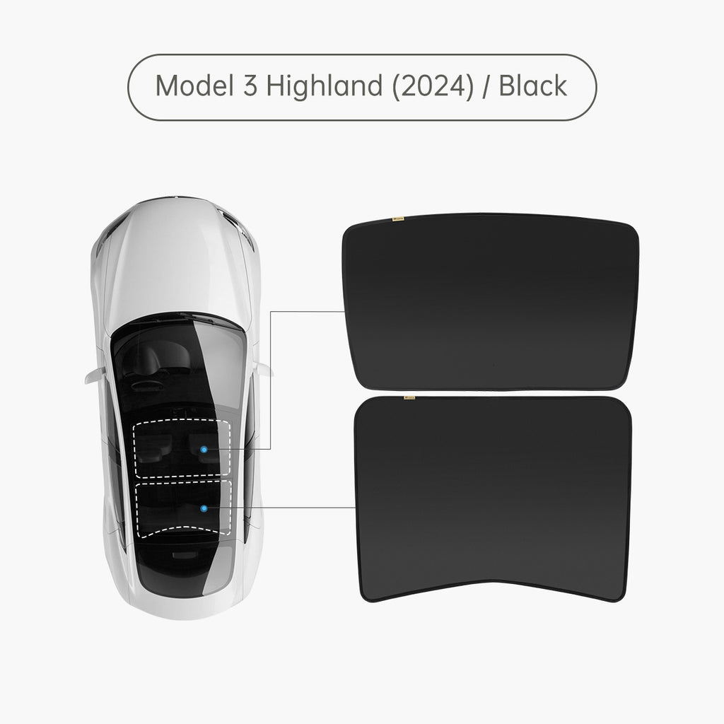 Model 3 highland 2024 roof accessories